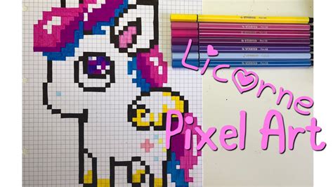 Pixel Art Facile Licorne Pixel Art Licorne Facile Et Rapide 31