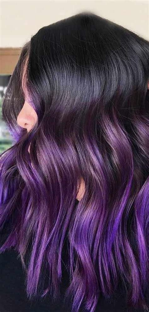 29 Dark Purple Hair Colour Ideas To Suit Any Taste In 2019