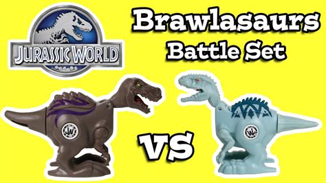 Jurassic World Brawlasaurs Battle Set Review Youtube