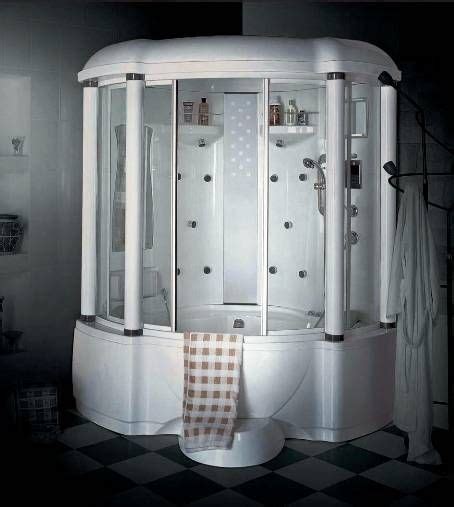 Wasauna Vicenza Luxury Steam Shower And Tub Combination Unit 2 Persons
