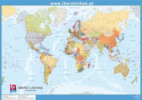 Mapamundi personalizado Portugal Mapas Murales de España y el Mundo