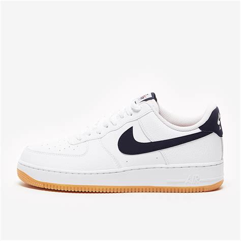 Nike Air Force 1 07 Whiteobsidianuniversity Red Mens Shoes Pro