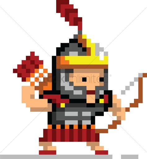 Pixel Art Gaming Character Vector Image 2022341 Stockunlimited