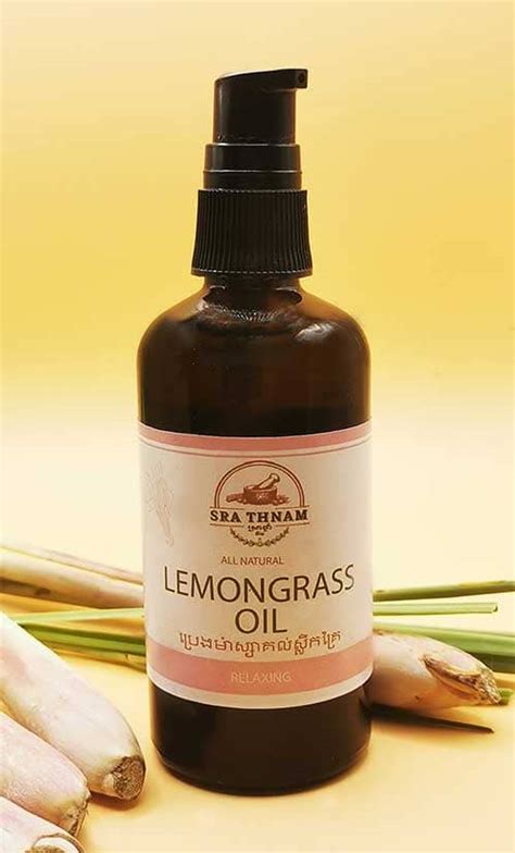 Lemongrass Massage Oil • Sra Thnam