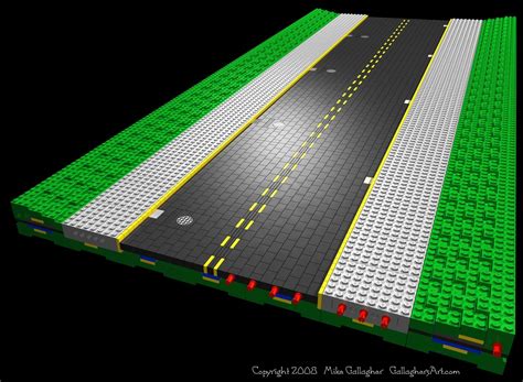 Custom Modular Lego Snot Roads Version Sp01 Lego Road Lego Lego