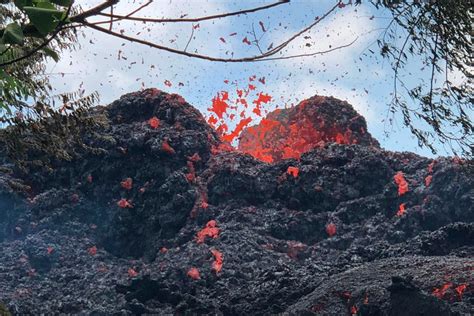 Hawaii Volcano Spews Magma 100 Feet Into The Air Sparking Fears Of More