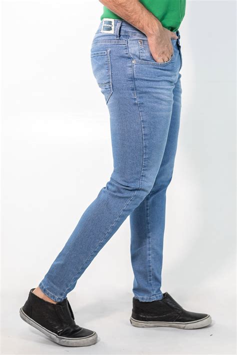 Cal A Super Skinny Jeans Masculina D Lav Elastano Anticorpus Azul