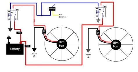 Relay Wiring Diagram For Dual Fans
