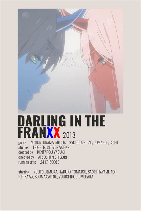 Darling In The Franxx Poster By Yassmin Darling In The Franxx Anime