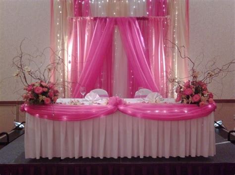 Elegant wedding table for bride and groom stock image. Wedding Ceremonies & Receptions | Head table wedding ...