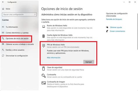 Cómo Desactivar Pin Hello De Windows 10 Y Usar Solo La Contraseña