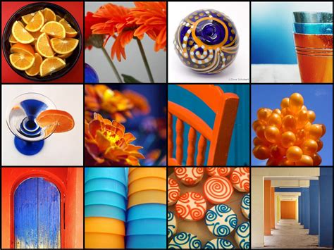 Orange And Cobalt Blue Flickr Photo Sharing