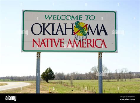 Welcome To Oklahoma Sign Hi Res Stock Photography And Images Alamy