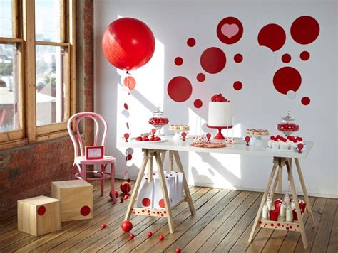 Red And White Polka Dot Theme Party Dessert Table Table Inspiration