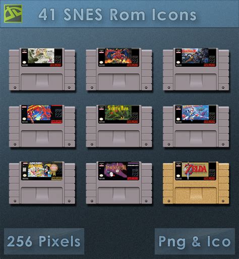 Snes Roms Cartridge Icons By Voidsentinel On Deviantart