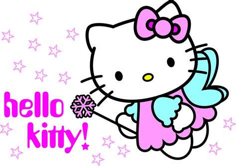 Cute Hello Kitty Vector Clip Art Library