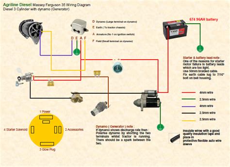 12 volt system using continental gas. Massey Ferguson 135 Wiring Diagram