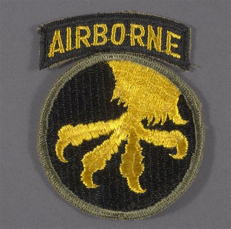 Insignia 17th Airborne Division United States Army National Air And
