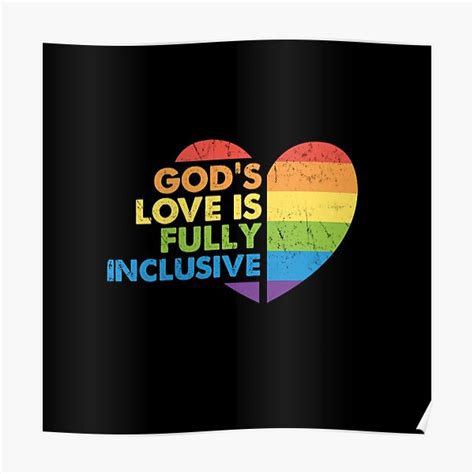 God Gay Christian Lgbt Poster By Solensolitario Redbubble