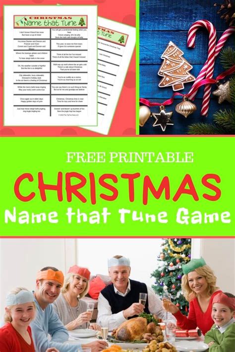 Free Printable Christmas Name That Tune Game And More Christmas Games