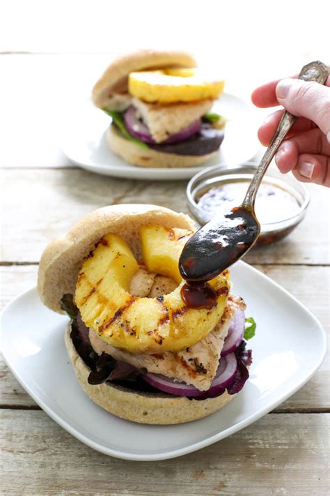 The fruit also offers a healthy reason for indulging: Grilled Hawaiian Chicken Sandwich