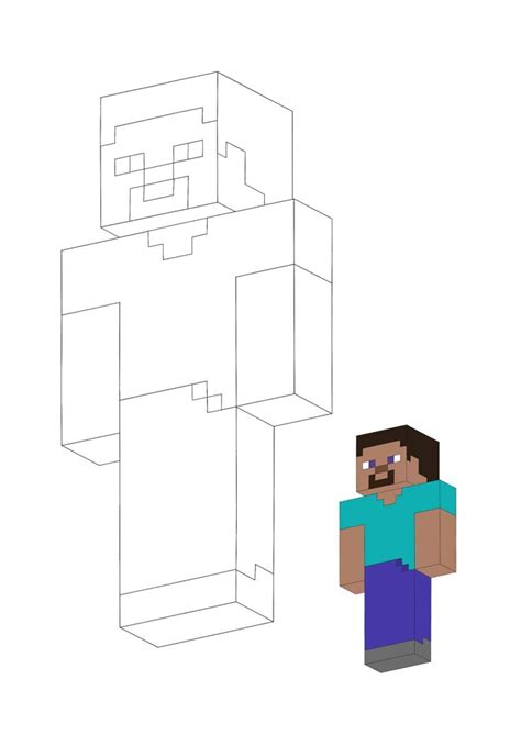 Pin en Minecraft coloring pages