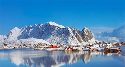 Haiku Bing Fishing Village Of Reine In The Lofoten Islands Norway