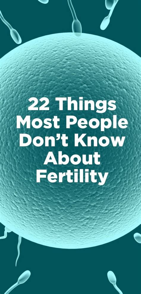 22 Things You Should Know About Fertility Artofit