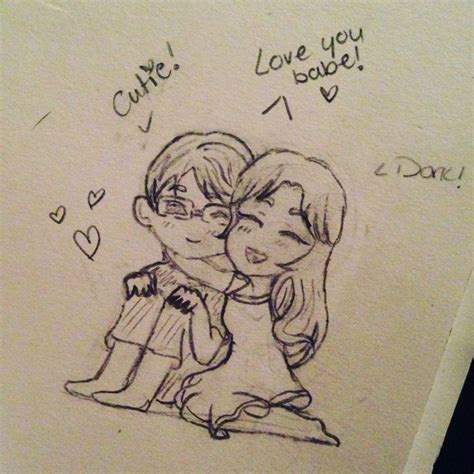 Drew Another Chibi Of My Boyfriend And I Hehe Both Chibi Drawing Poses