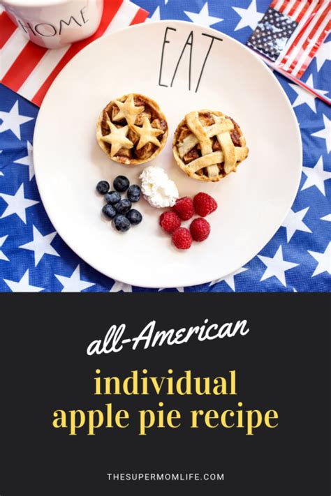 Individual All American Apple Pies Recipe Individual Apple Pies Food American Apple Pie