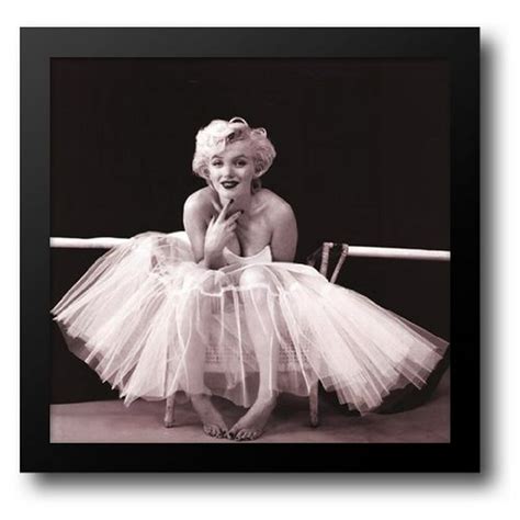 Marilyn Monroe Ballerina 20x20 Framed Art Print By Greene Milton