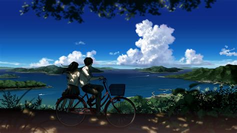 anime scenery wallpapers wallpaper cave riset