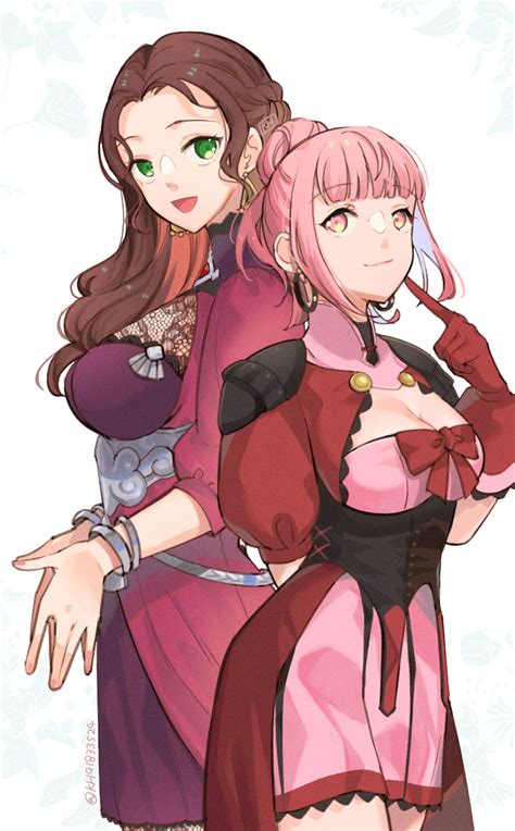 hilda valentine goneril and dorothea arnault fire emblem and 2 more drawn by kh