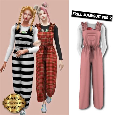 Frill Jumpsuit 2 At Lsim Sims 4 Updates