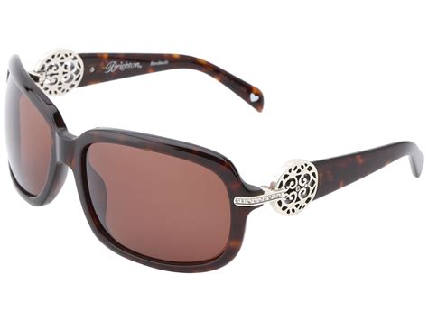 brighton destino sunglasses tortoise silver stone women shipped free at zappos