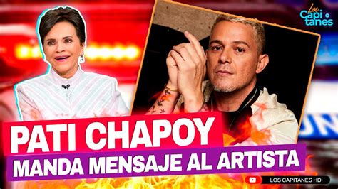 Pati Chapoy Manda Contundente Mensaje A Alejandro Sanz Tras Alarmante