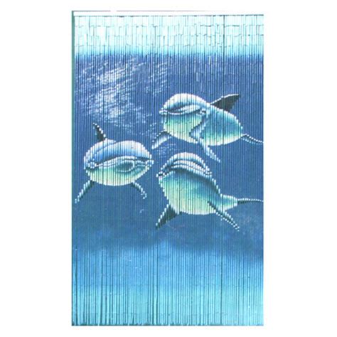 Bamboo54 Tri Dolphin Bamboo Outdoor Curtain Bamboo Curtains Painted
