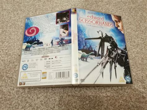 EDWARD SCISSORHANDS DVD Film Movie Johnny Depp PicClick UK