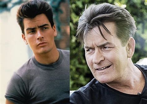 Charlie Sheen Looks Like Young Charlie Sheen But Older R