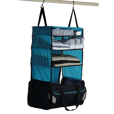 Portable Shelving Haning Luggage Travel Rise Gear Weekender Travel Bag