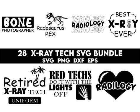 X Ray Tech Svg Bundle X Ray Technologist Svg X Ray Technician Svg