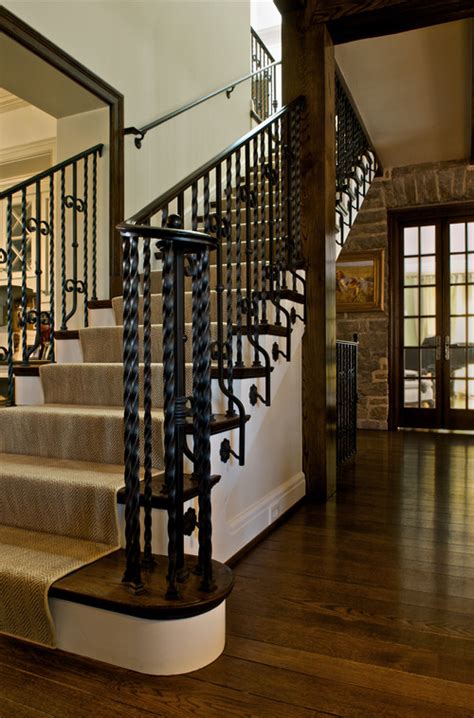 I seem to recall seeing then on either side, however for my application i think having it on the left side as you go up makes better sense. Stair · More Info