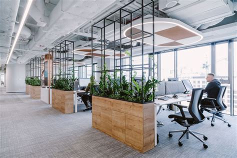 Biophilic Workspace At Loréal Offices Warsaw Corporate Office Design