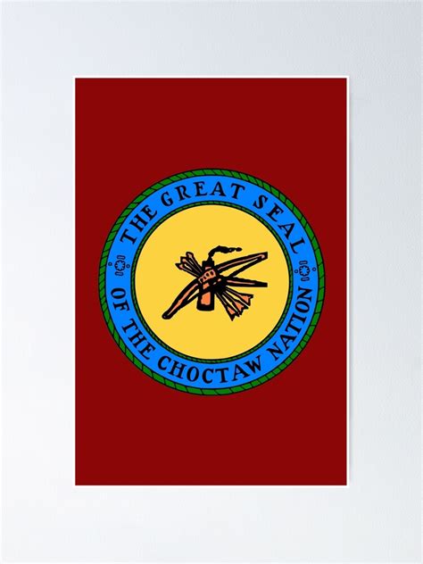 The Great Seal Of The Choctaw Nation Poster For Sale By Pop Pop P Pow