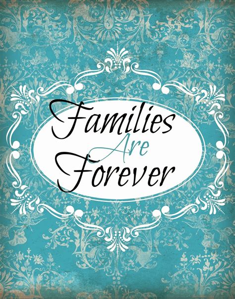 Free Printable Families Are Forever 2014 Lds Primary Theme Families