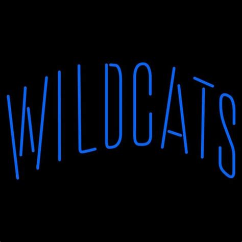 Custom Villanova Wildcats Wordmark 1996 Pres Logo Ncaa Neon Sign Neon