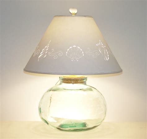 Large Fillable Lamp With Seashell Lampshade My XXX Hot Girl