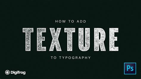 How To Add Texture To Typography In Photoshop Adobe Photoshop