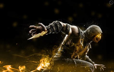 Sprites, arenas, animations, backgrounds, props, bios, endings, screenshots and pictures. 45+ Mortal Kombat X Scorpion Wallpaper on WallpaperSafari
