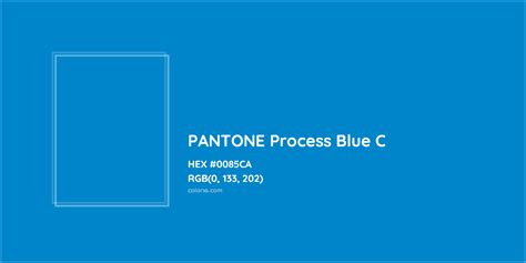 Pantone Process Blue C Complementary Or Opposite Color Name And Code